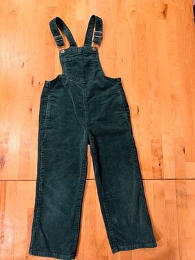 Cat & Jack Olive Green Corduroy Overalls